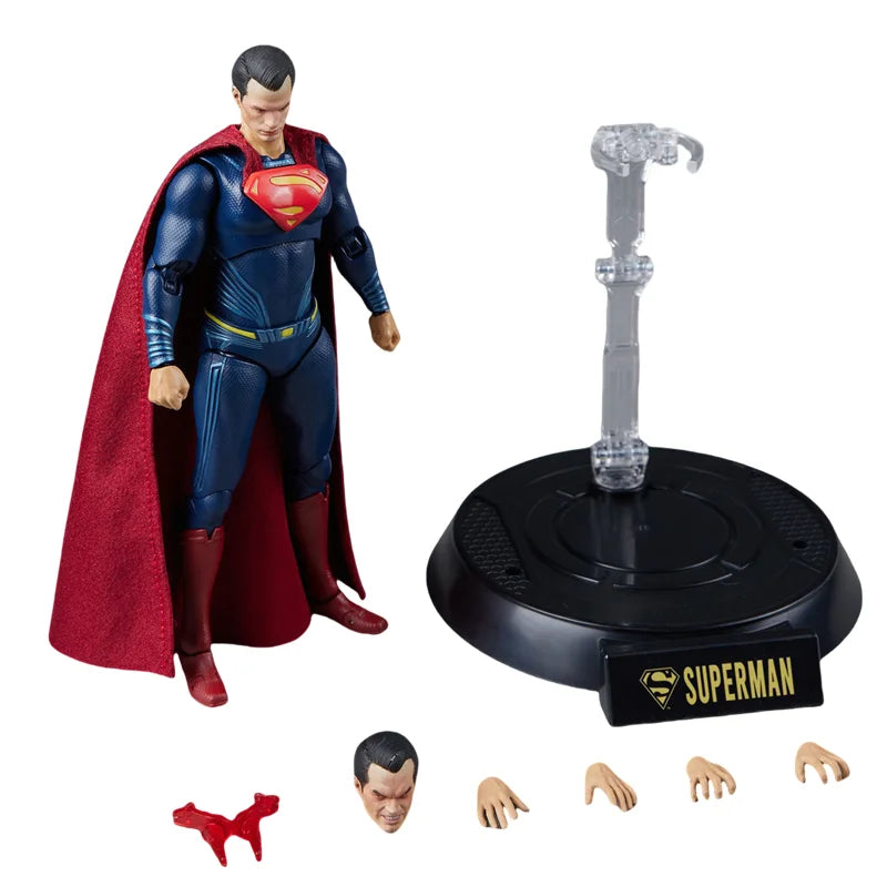 DC Originals Justice League Фигурка Бен Батман Аниме Фигурки Супермен Батман Аквамен Мера Фигурки Колекционерски Модели Играчки Подарък