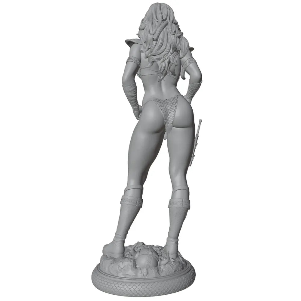 1/24 Sexy Girl Resin Model Kit Gk Miniature 3D Printed Gray Model Figure DIY Doll Model Collection