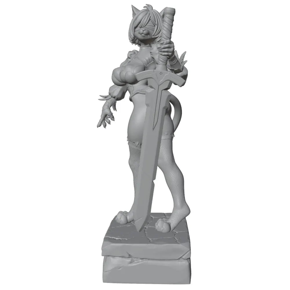1/24 Orcs Female Warrior Resin Model Kits  3D Printed Gray Model Figurine DIY Doll Collection Unassembled And Unpainted