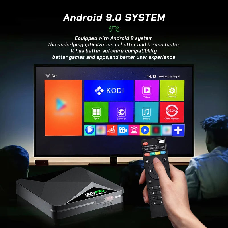 Super Console G36 Pro 128G 256G Retro Video Game Console with 90000+ Games for MAME/PS1/PSP/DC Retro Kid Gift Game Console 4K HD
