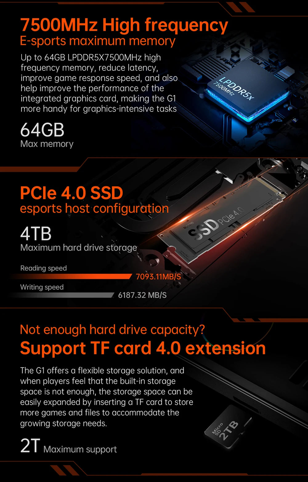 New Onexplayer G1 8.8 Inch AI HX 370 Oculink Laptop Video Game Portable Game pc Laptop Bluetooth Dual Keyboard