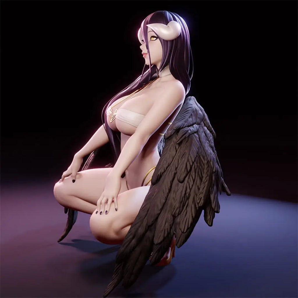 75mm,50mm, miniature model resin figure , Overlord Albedo NSFW , Unassembled and unpainted kit