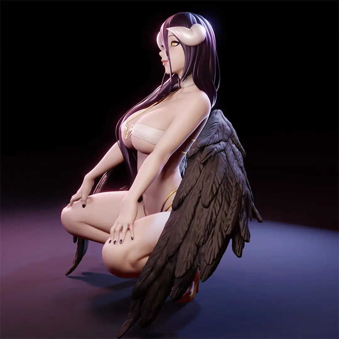 75mm,50mm, miniature model resin figure , Overlord Albedo NSFW , Unassembled and unpainted kit