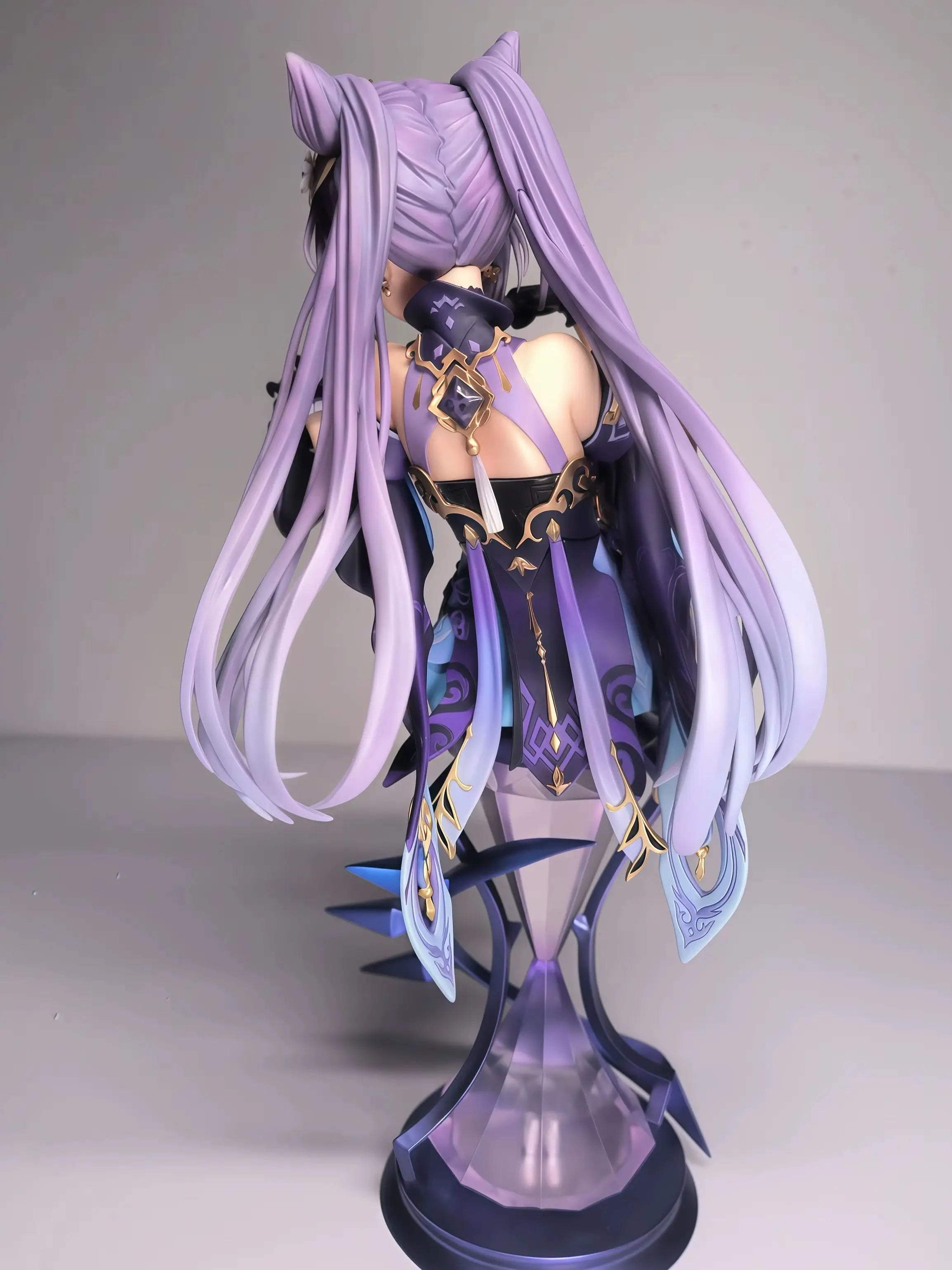 Keqing-Genshin Impact Series Peripheral Figurine Model Table Decoration Birthday Gift Trendy Toy Scene Decoration, Car Decoratio