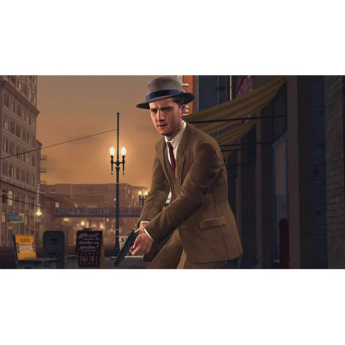 L.A. Noire Switch UK - Nintendo Switch game featuring English audio and Italian text, set in 1940s Los Angeles, focusing on detective Cole Phelps investigating real-life inspired crimes.