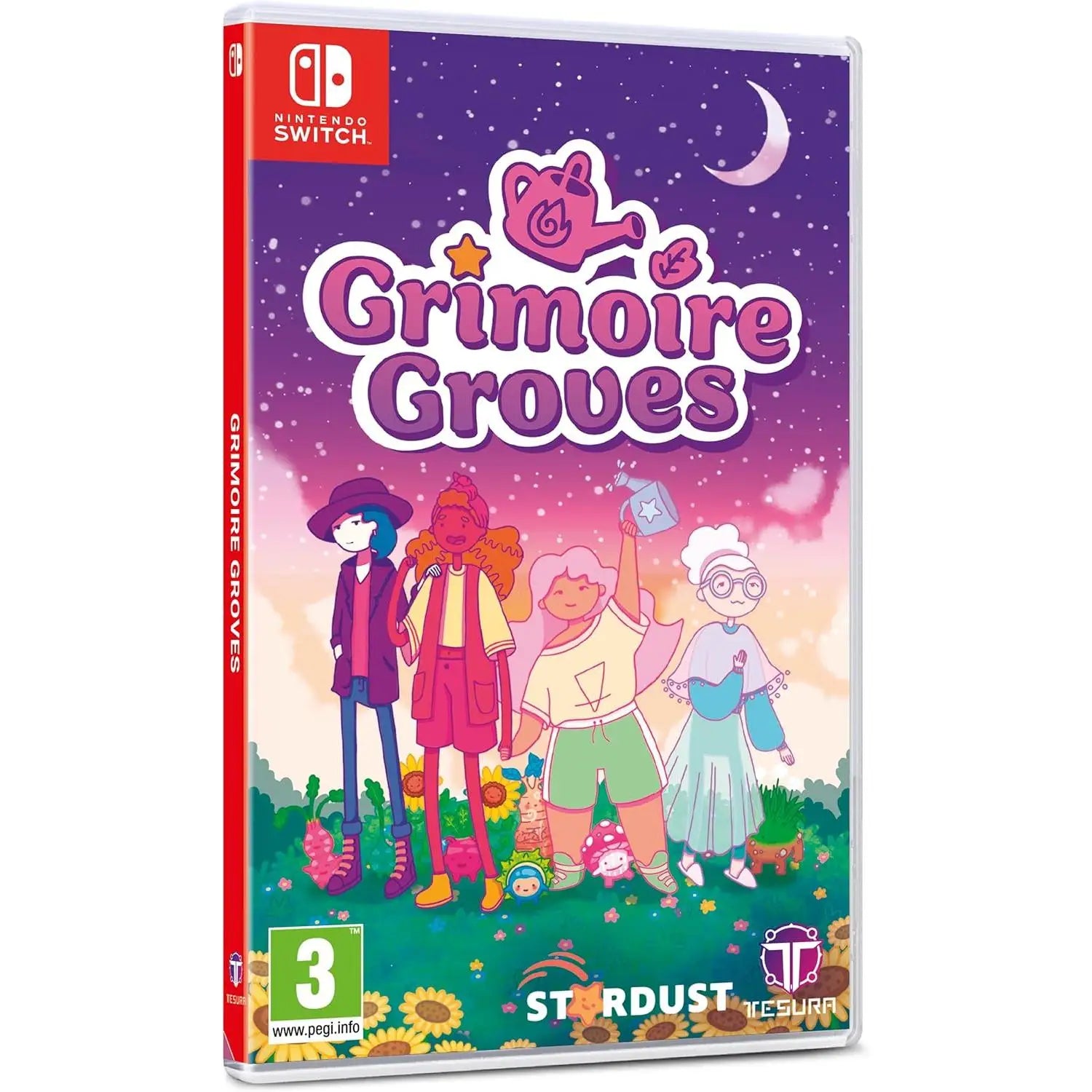 Grimoire Groves - Nintendo Switch Game - Standard Edition with Physical Copy, Explore Witchcraft Magic, Restore Forest Balance, Age 12-15, Discover Legendary Rainbow Socks, and Combine Spells for Unique Gameplay.