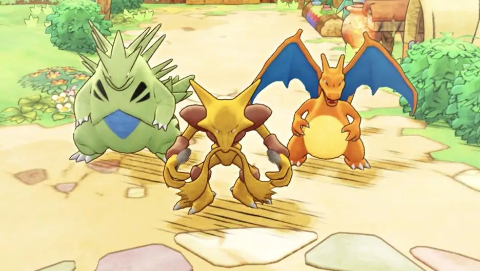 Pokemon Mystery Dungeon Rescue Team DX for Nintendo Switch - explore dynamic dungeons, form a rescue team with Pikachu, Eevee, and Charmander, and save Pokémon in distress; perfect for fans of Nintendo Switch games and adven
