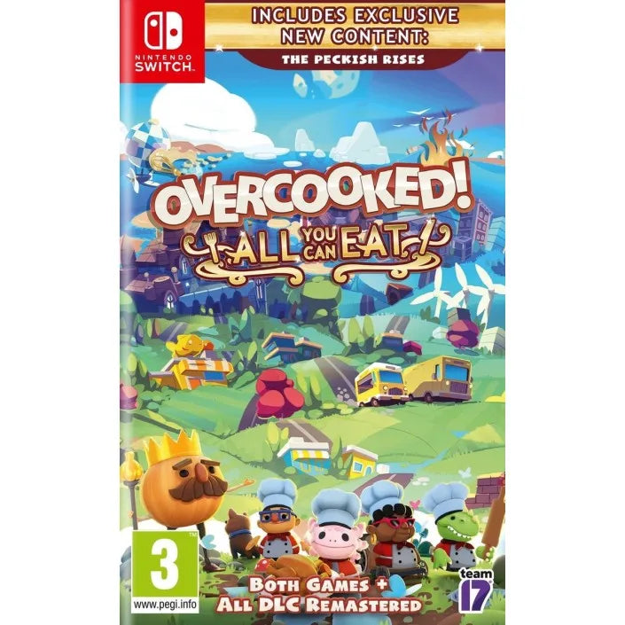 Overcooked: All You Can Eat for Nintendo Switch PAL EU - New Original Sealed, adventure game featuring various modes including Assistance mode for a relaxed gameplay experience, suitable for all players.