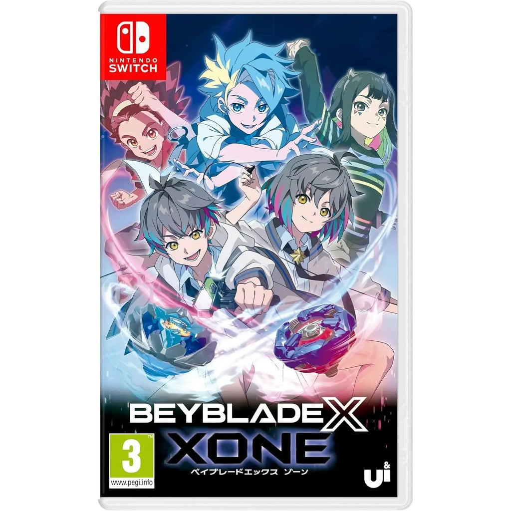 Beyblade X Xone Physical Game for Nintendo Switch - Action Adventure Genre, Factory Sealed, English Audio and Subtitles, Suitable for Ages 3+, Compatible with Nintendo Switch, Great Addition to Switch Games.