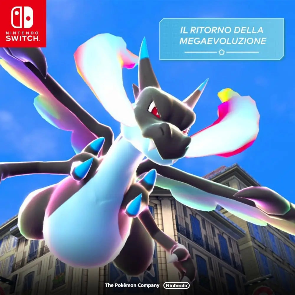 Pokemon Legends Z-A Switch 2 UK, Nintendo Switch game with English audio and Italian text, featuring enhanced resolution and real-time battles in Luminopoli, offering a new adventure with Pokémon companions.