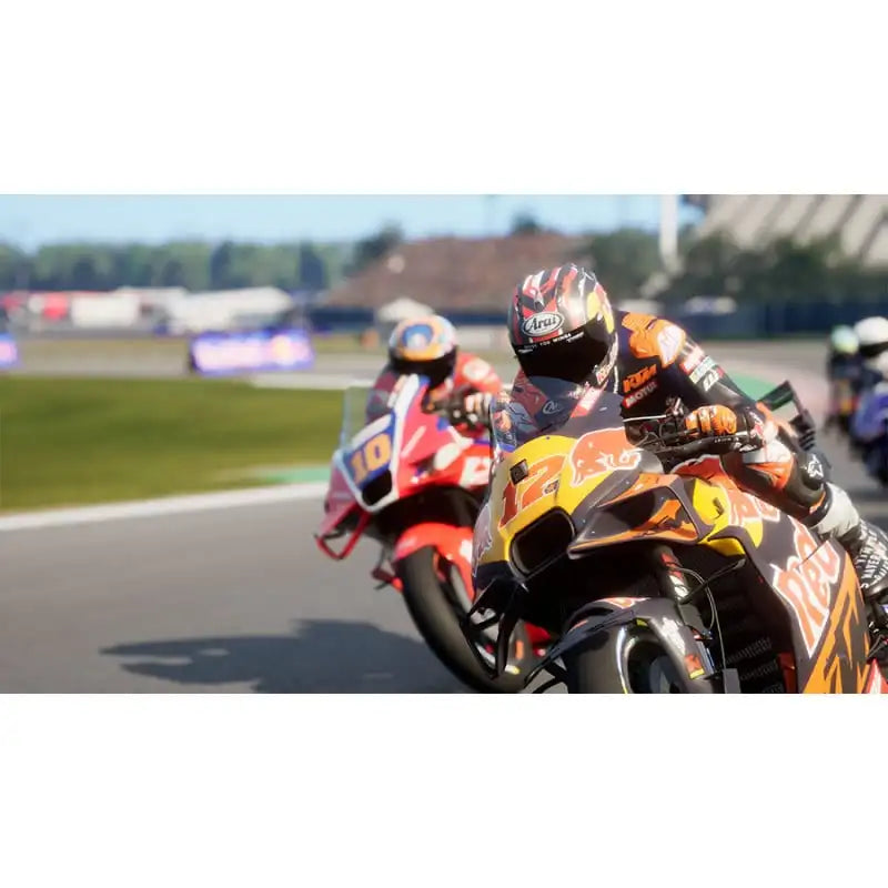 MotoGP 26 - Nintendo Switch Game - Sports Genre, Spain Version, features Arcade and Pro Experience modes with pilot-based physics for enhanced control and authentic riding experience. Perfect for 12-15 years.