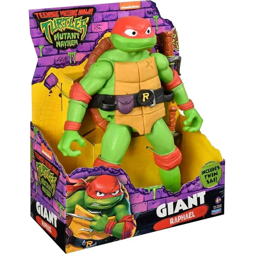 Famous tmnt giant figures pack 4 ninja turtles 30 cm - complete collection