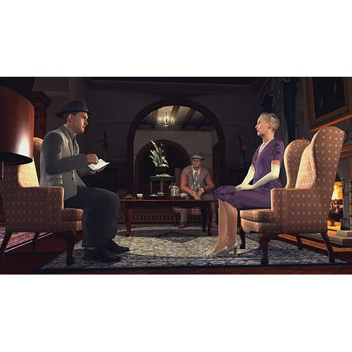 L.A. Noire Switch UK - Nintendo Switch game featuring English audio and Italian text, set in 1940s Los Angeles, focusing on detective Cole Phelps investigating real-life inspired crimes.