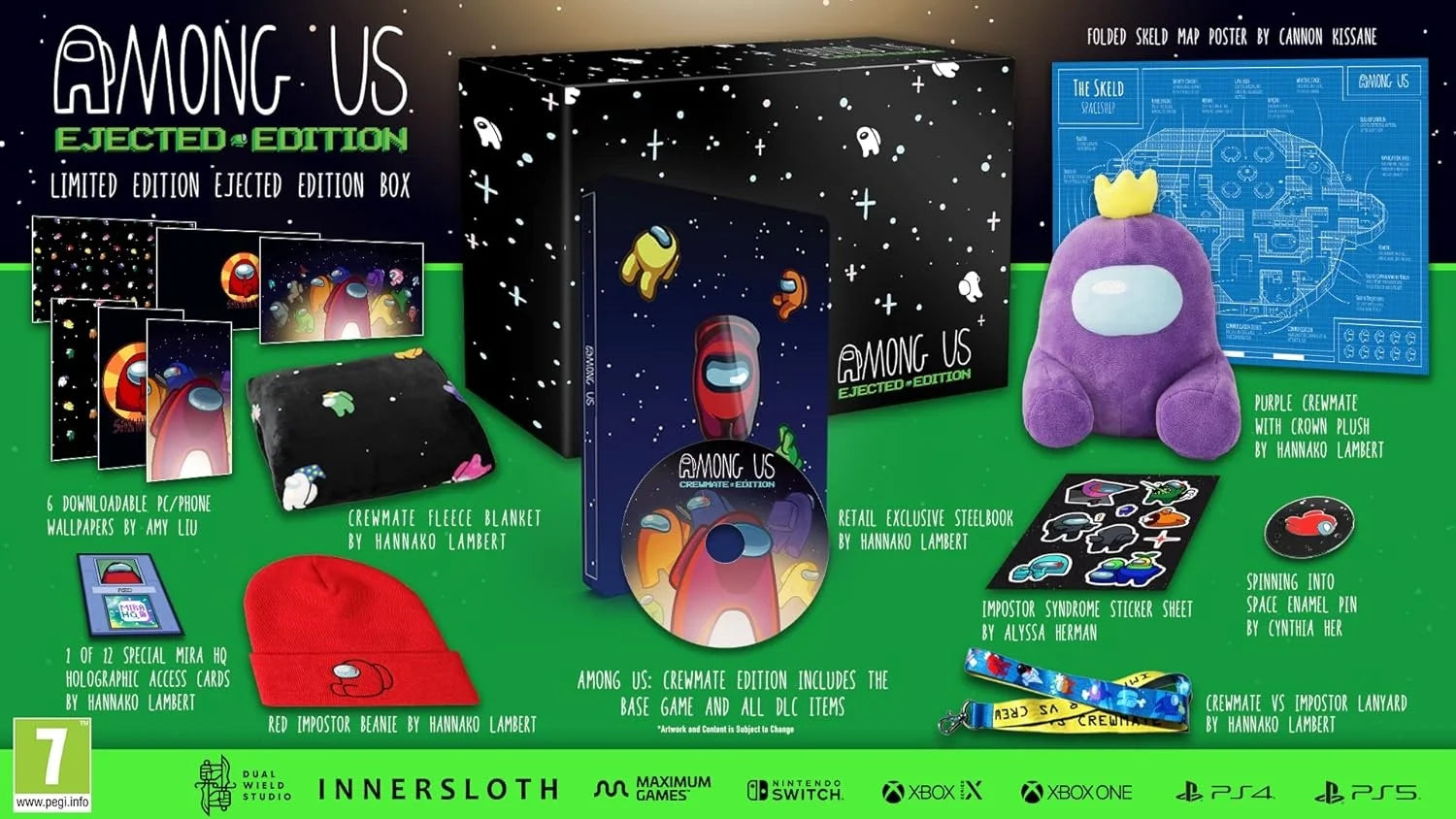 Among us: ejected edition game for nintendo switch console