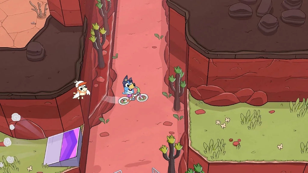 BLUEY'S QUEST FOR THE GOLD PEN Game for Nintendo Switch 2, PAL ES, physical format, featuring multiple language subtitles including Spanish, French, and German, ideal for fans of Nintendo Switch games.