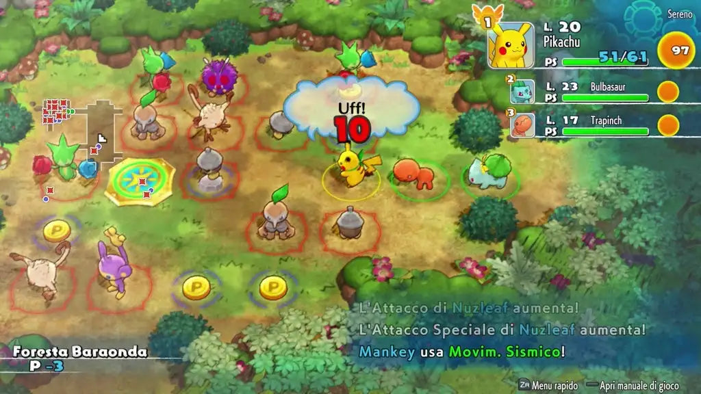 Pokemon Mystery Dungeon Rescue Team DX for Nintendo Switch - explore dynamic dungeons, form a rescue team with Pikachu, Eevee, and Charmander, and save Pokémon in distress; perfect for fans of Nintendo Switch games and adven