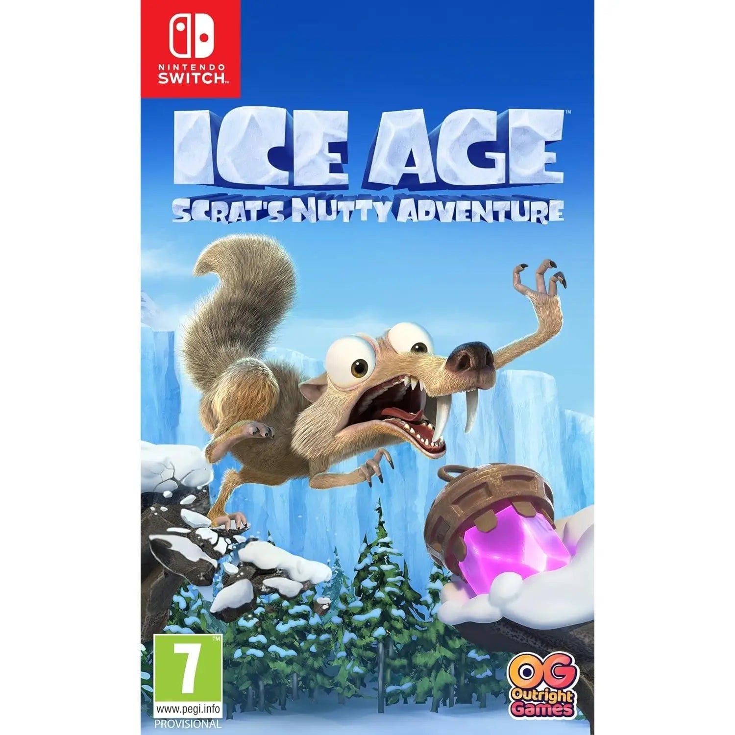 Ice Age: Scrat's Nutty Adventure for Nintendo Switch - Physical Game by Nintendo with Multi-language Support and 36-Month Warranty - Popular Switch Game for Gaming Enthusiasts