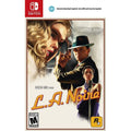 L.A. Noire Switch UK - Nintendo Switch game featuring English audio and Italian text, set in 1940s Los Angeles, focusing on detective Cole Phelps investigating real-life inspired crimes.