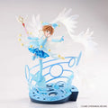 Cardcaptor sakura statue pvc 1/7 sakura kinomoto battle costume water ver. 36cm