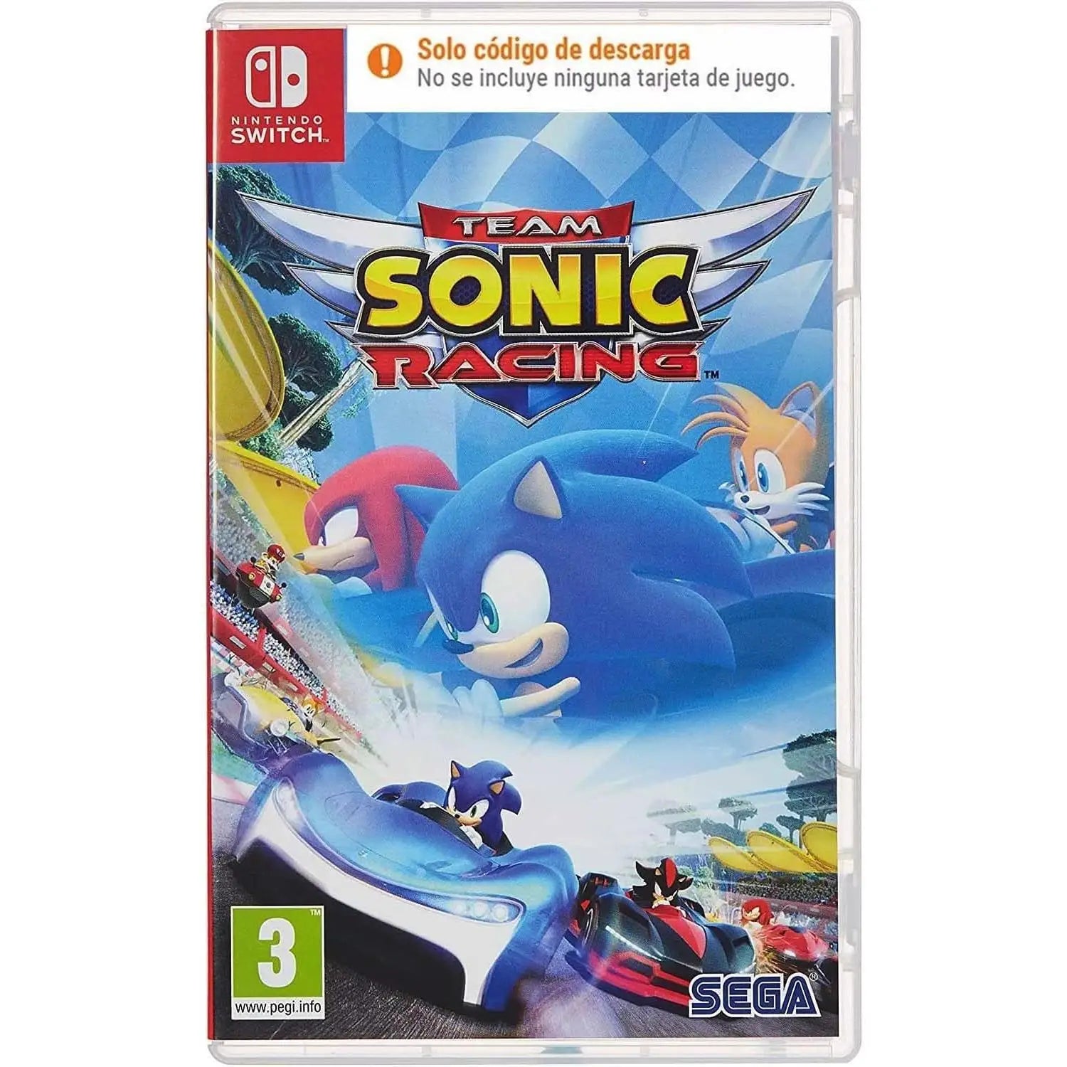 Team Sonic Racing [DIGITAL] Nintendo Switch Game, Factory Sealed, Compatible with PAL Spain, Supports Multiple Languages, Exciting Racing Gameplay, Ideal for Switch Game Enthusiasts