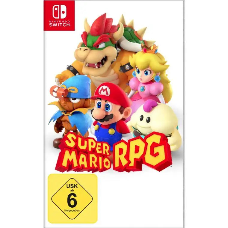 Super Mario RPG for Nintendo Switch - Nintendo RPG Game featuring colorful graphics, turn-based battles, and quirky heroes. Enjoy this nostalgic switch game with enhanced visuals and captivating gameplay.