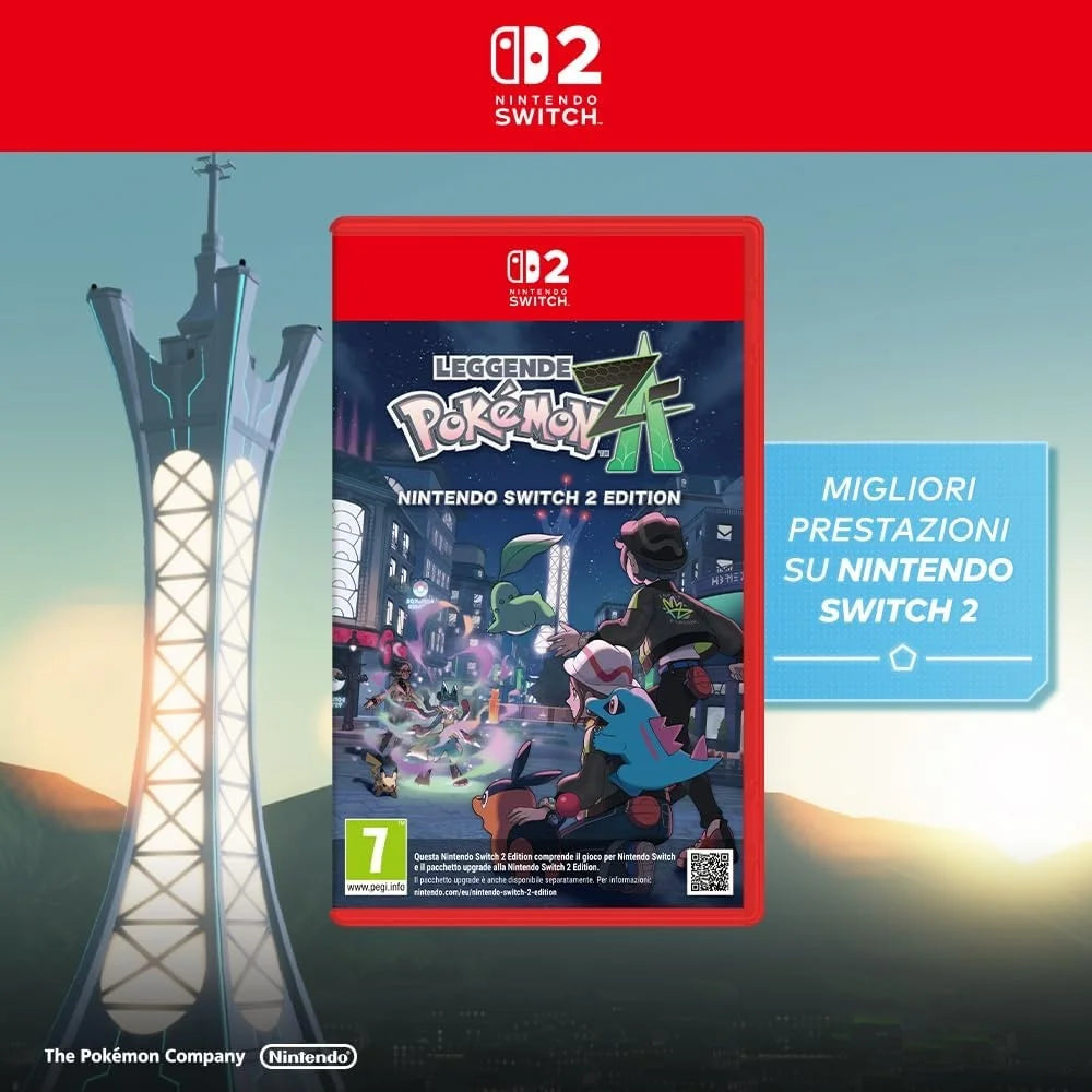 Pokemon Legends Z-A Physical Game for Nintendo Switch 2, Sealed, Adventure Type, from Nintendo, New Video Game.