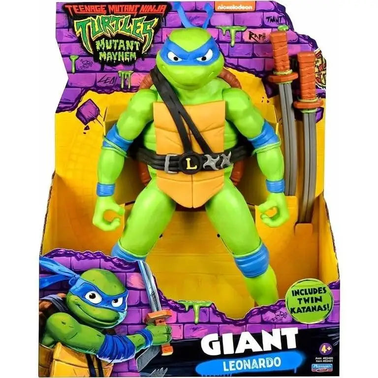 Famous tmnt giant figures pack 4 ninja turtles 30 cm - complete collection