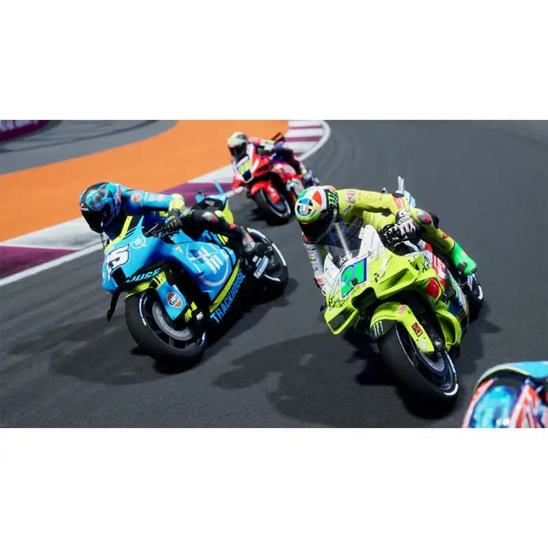MotoGP 26 - Nintendo Switch Game - Sports Genre, Spain Version, features Arcade and Pro Experience modes with pilot-based physics for enhanced control and authentic riding experience. Perfect for 12-15 years.