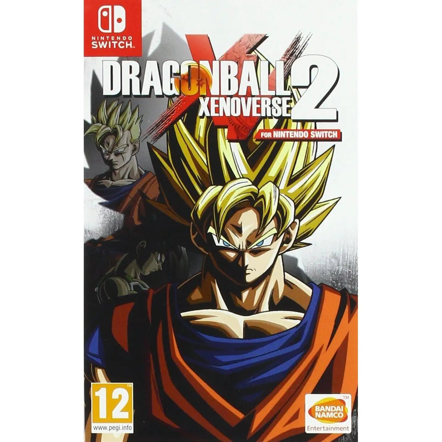 Dragon Ball: Xenoverse 2 Game for Nintendo Switch PAL FR, physical format, factory sealed, English audio, supports multiple languages including French and Spanish, compatible with Nintendo Switch, perfect for gaming enthusias