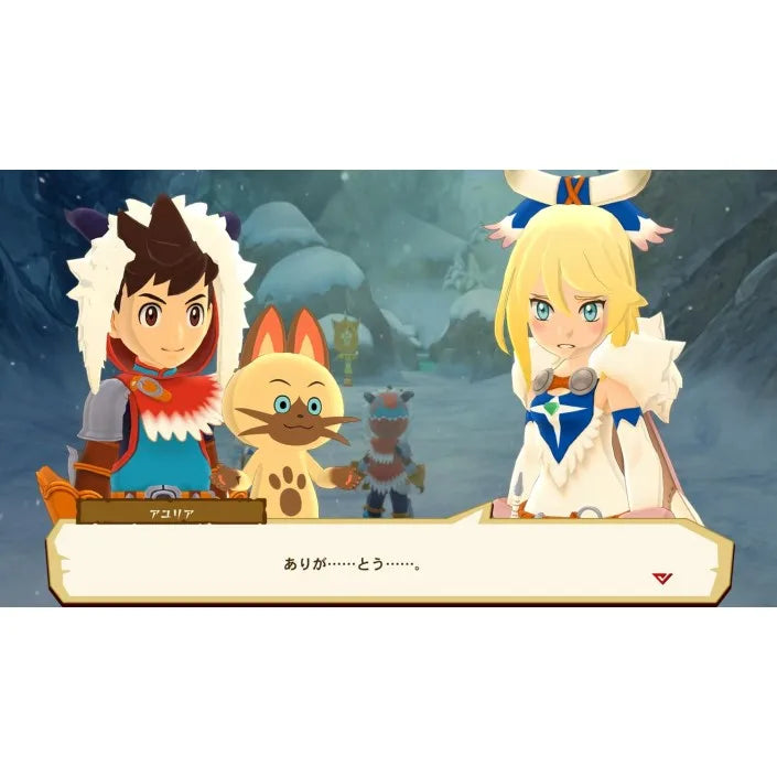 Monster Hunter Stories for Nintendo Switch, Role-Playing Game (RPG), original, sealed PAL EU, featuring unique monster breeding and turn-based combat mechanics for a vibrant adventure in the Monster Hunter universe.