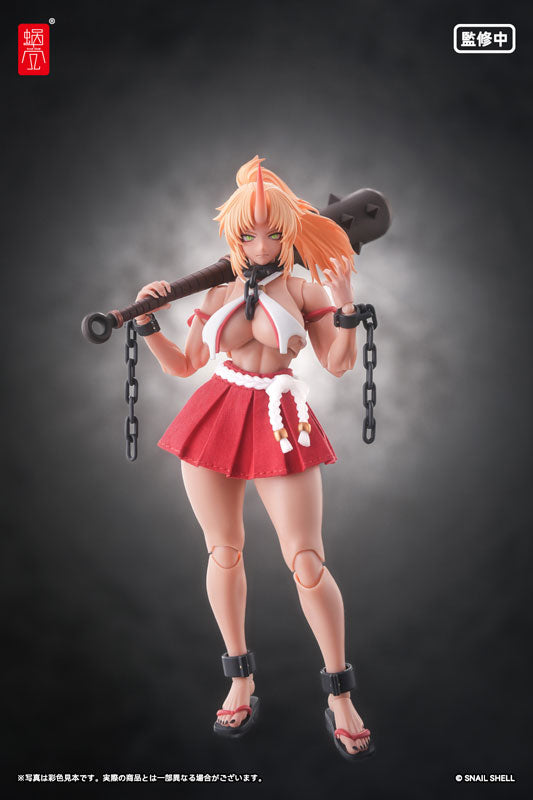 (Pre-order）RPGEX-08 Oni Miko Second Daughter Momiji 1/12 Complete Model SHF Figure