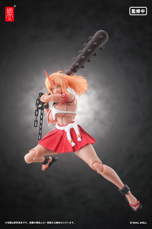 (Pre-order）RPGEX-08 Oni Miko Second Daughter Momiji 1/12 Complete Model SHF Figure