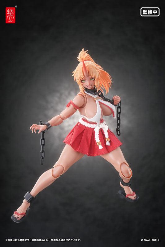 (Pre-order）RPGEX-08 Oni Miko Second Daughter Momiji 1/12 Complete Model SHF Figure