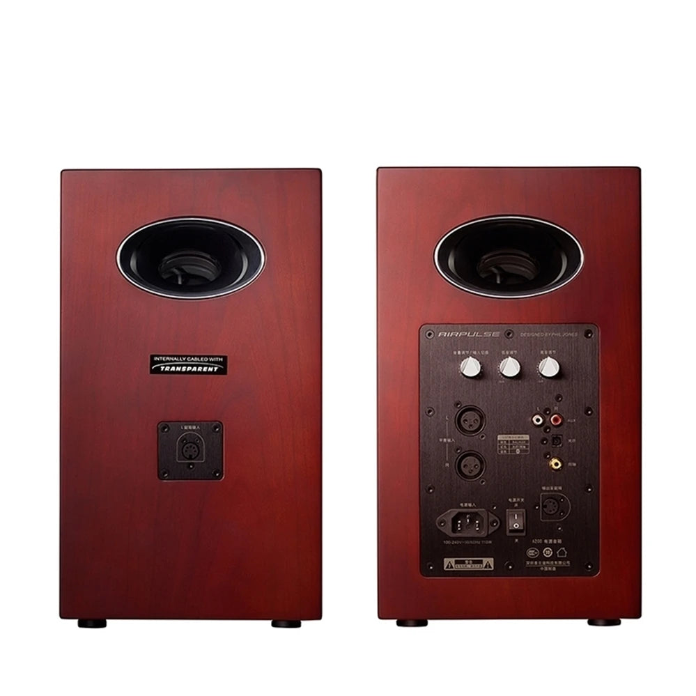 Airpulse A200 Bluetooth-Lautsprecher Aktiver Regallautsprecher Subwoofer-Ausgang Bluetooth APT-X 4.0 Mit Fernbedienung