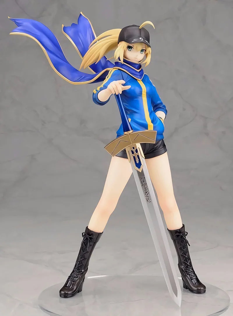 Kawaii Anime Saber Assassin Mordred 1/7 Komplette PVC-Actionfigur, Sammlermodell, Kinderspielzeug, Puppe, Geschenk, 23 cm
