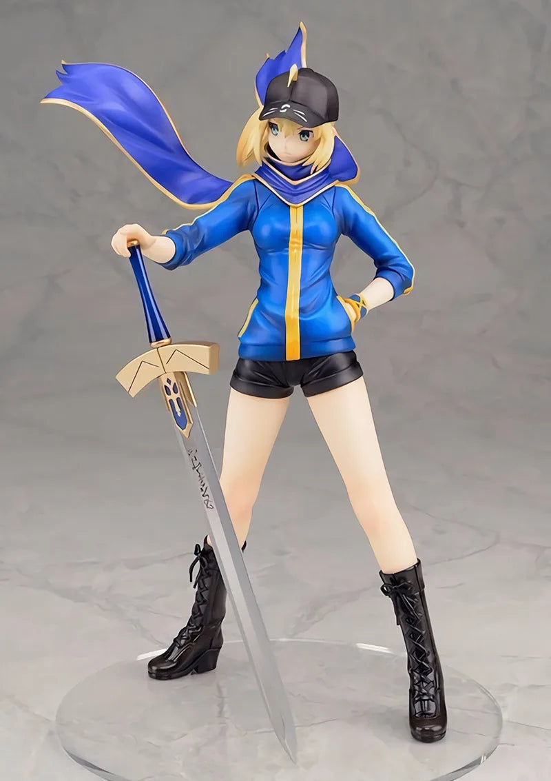 Kawaii Anime Saber Assassin Mordred 1/7 Komplette PVC-Actionfigur, Sammlermodell, Kinderspielzeug, Puppe, Geschenk, 23 cm