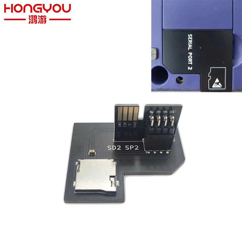 1-5pcs 2.0 For NGC GameCube SD2SP2 Adapter Load SDL Micro SD Card TF Card Reader- GB Player Easy Access Compatible COLOR EDITION