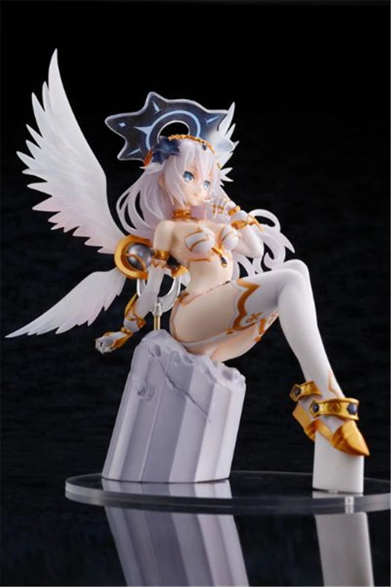 Anime Hyperdimension Neptunia 4 Goddesses Online Black Heart Noire Neptune 1/7 Scale PVC Figure Collectible Model Toys Doll Gift