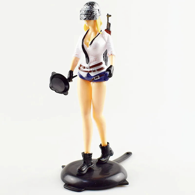 Game Figure PUBG Battle Royale Action Figures With helmets PUBG Cake Decoration Figure Toys For Battle Royale Fans Collections
