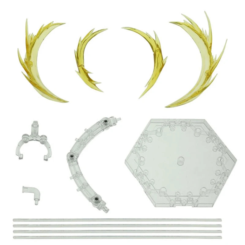 Ground Fissure Explosion Platform Impact Effect Model Action Figure One Piece Ace Fire Scenes Toys Special Effect Stand Base Toy