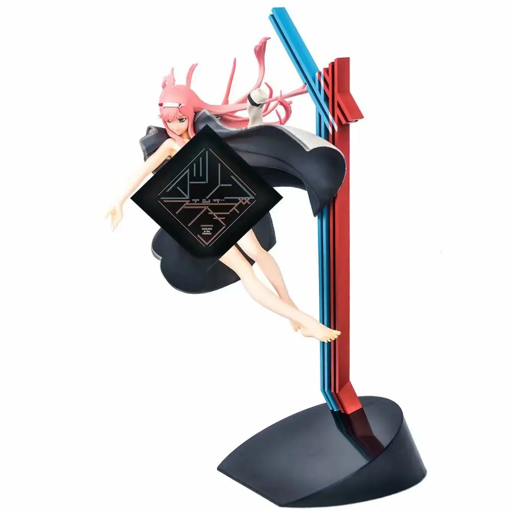 34cm New Japanese Anime Figure Zero Two DARLING in the FRANXX 002 Action Figure PVC  Sexy Girl Toys Collection Gift