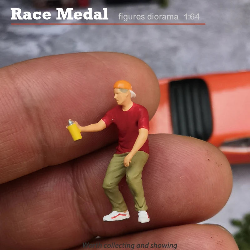 RaceMedal1:64scale figures diorama  baseball caps limited edition