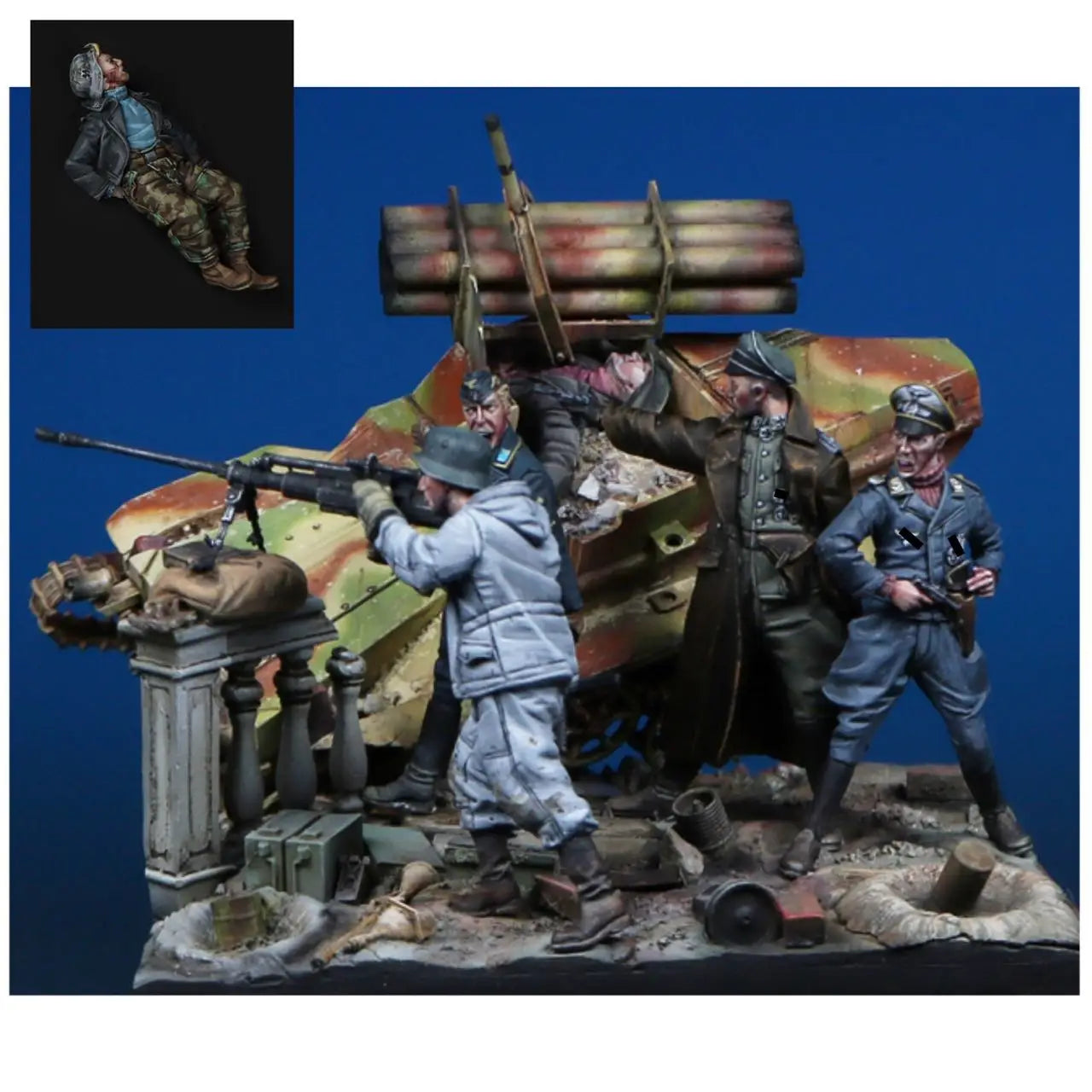 1/35 Resin Model Figure GK， Unassembled and unpainted kit