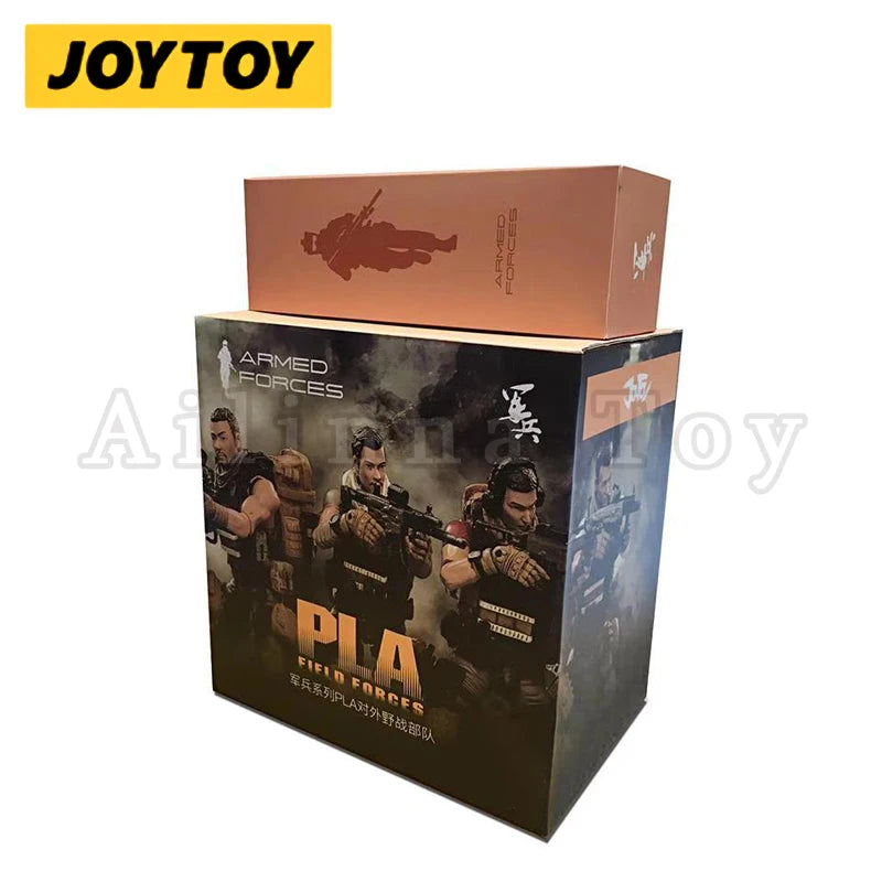 JOYTOY 1/18 3.75inches Action Figure (5PCS/SET) PLA Field Force Anime Collection Model Toy For Gift