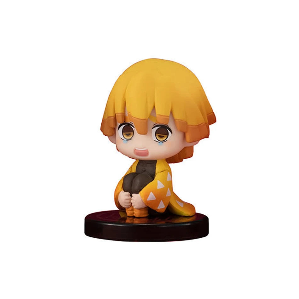 5 Style/Set Q Version Demon Slayer Sitting Ghost Doll Tanjiro Nidouzi Inosuke Zenizu Figure Action Figure Movie Model Toys Doll