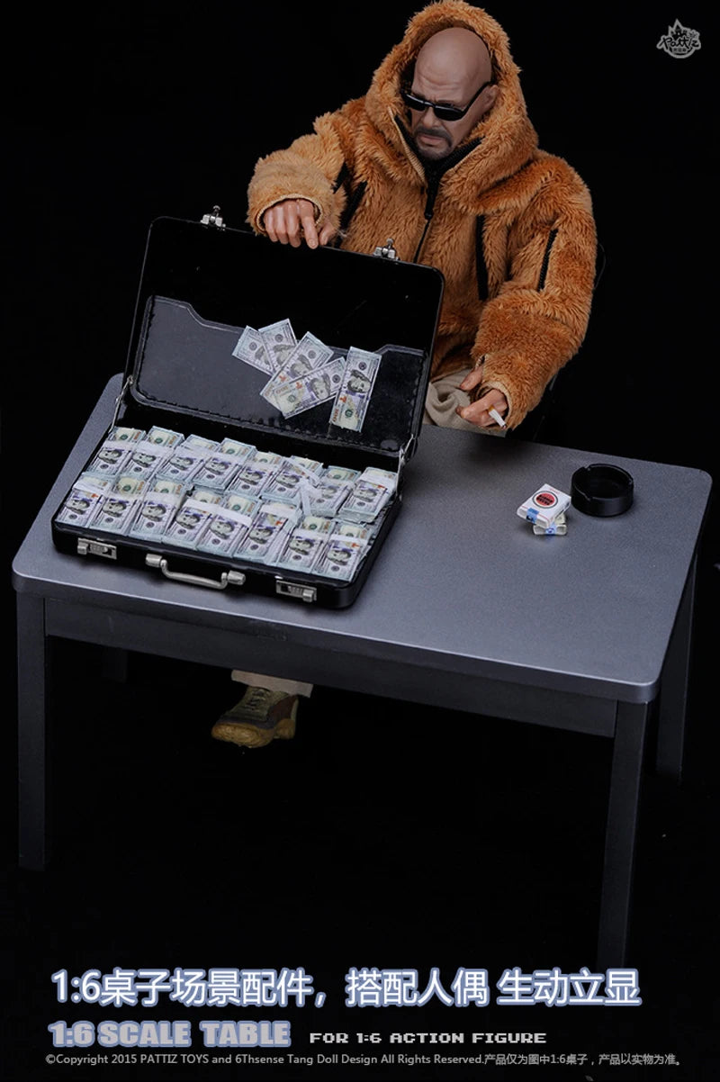 1/6 skala Silber Tisch Für 28cm puppen 12 zoll Action Figur Puppe 1 stücke