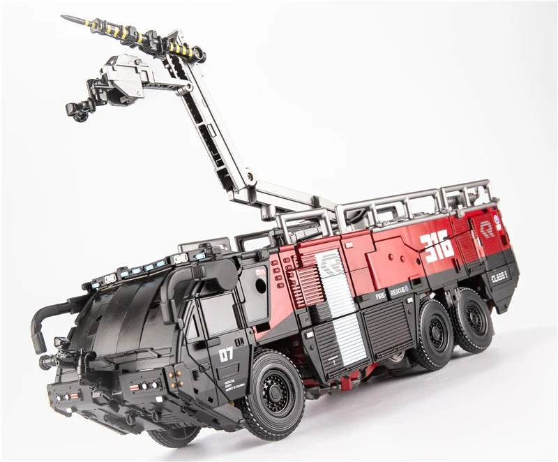 Transformation OV01 OV-01 Sentinel Prime Fire Engine Oversize Movie Serise Alloy Action Figure Robot Collection Model Toy Gifts