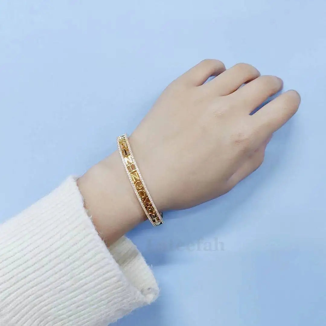 Bracelet 2021 Trend New DIY Bracelet for Women and Children Personality Slider Bangle Roman Numeral Charms Bracelet Man BRACELET