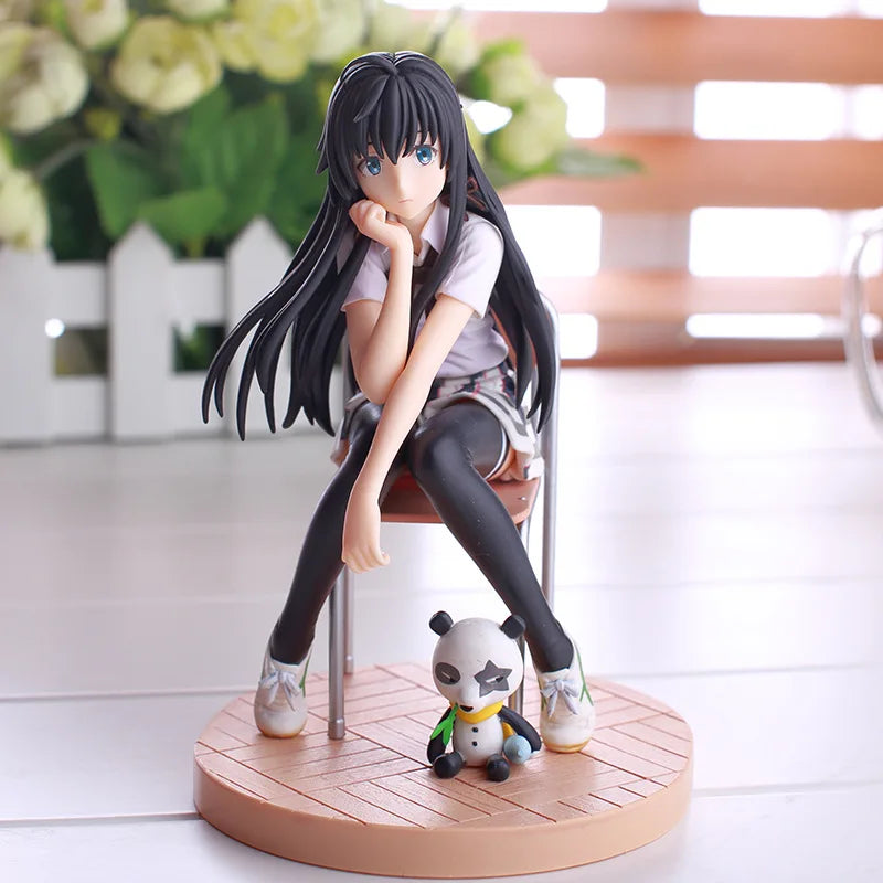 Japan Neue 24 cm Yosuga no Sora Figur PVC Action Anime Puppe Modell Spielzeug süße weiße Hosenträgerrock Figur für Mädchen Geschenk