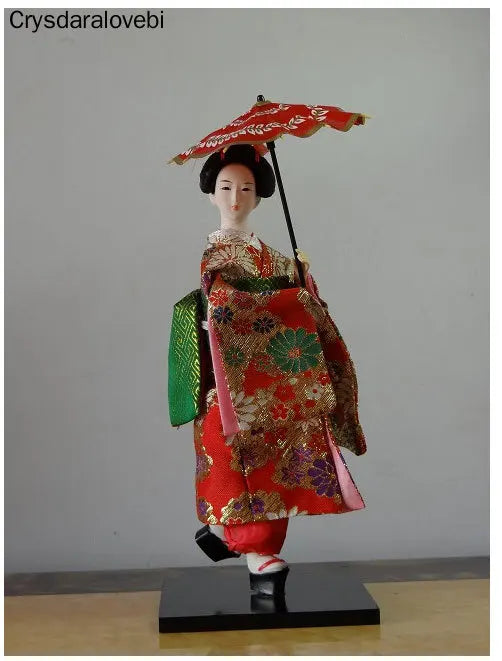 30cm Statuette Ethnic Japanese Geisha Dolls Kimono Dolls Belle Girl Lady Collection Home Decoration Miniature Figurines